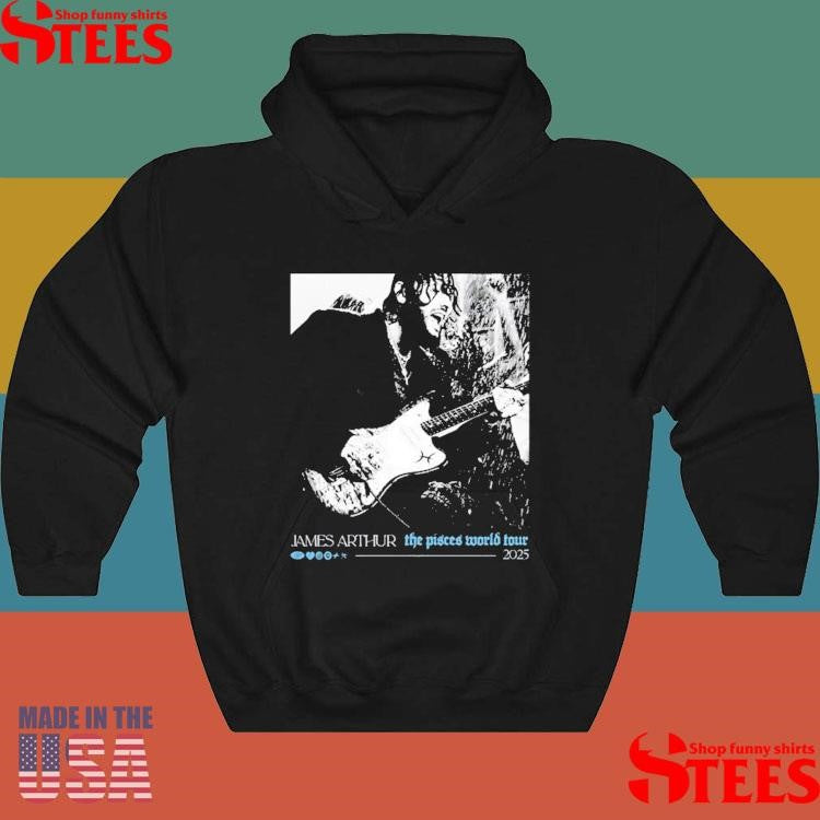Pisces Photo Tour 2025 James Arthur Shirts