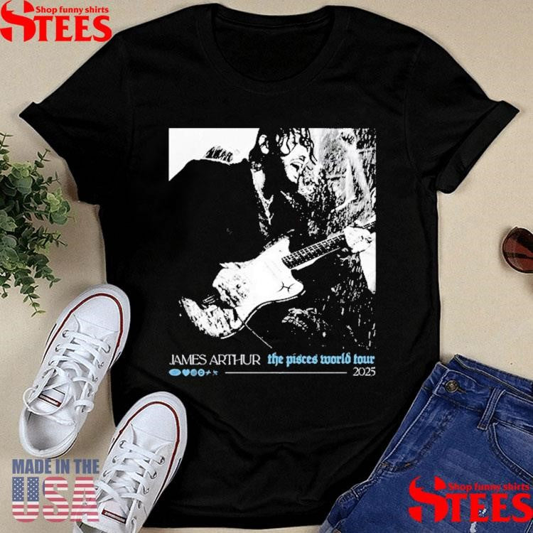 Pisces Photo Tour 2025 James Arthur Shirts