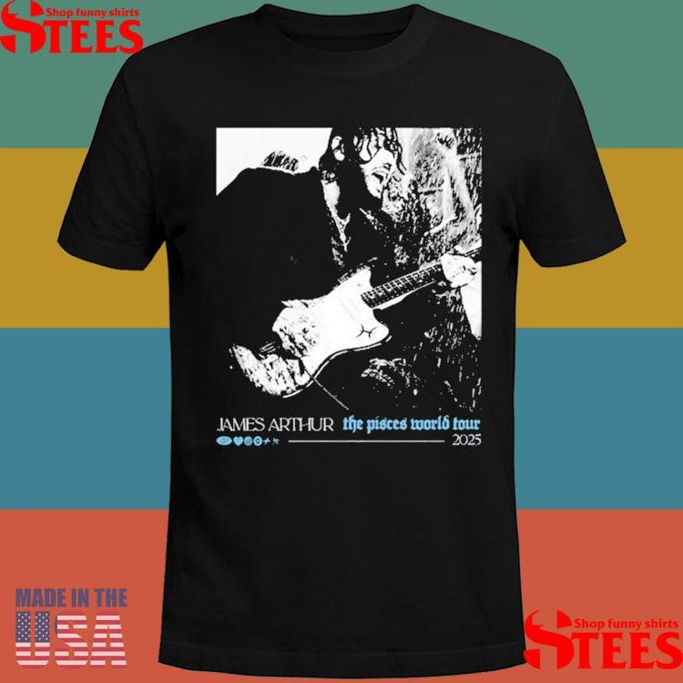 Pisces Photo Tour 2025 James Arthur Shirts