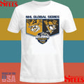 Pittsburgh Penguins Vs. Nashville Predators 2025 Global Series Shirts
