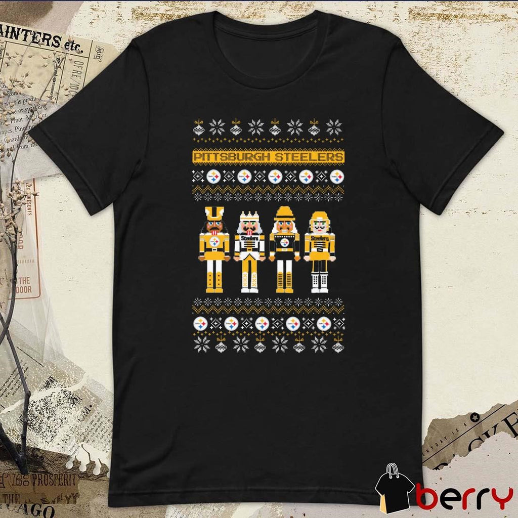 Pittsburgh Steelers Holiday Nutcracker NFL Ugly Christmas Sweater 2024 t-shirt