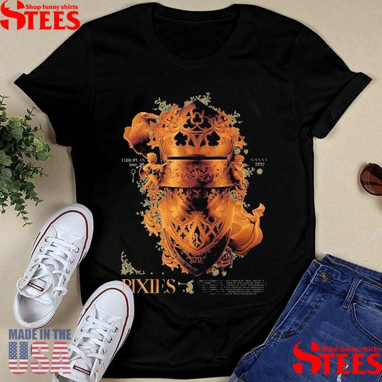 Pixies European Tour 2025 Limited Edition Poster Shirts