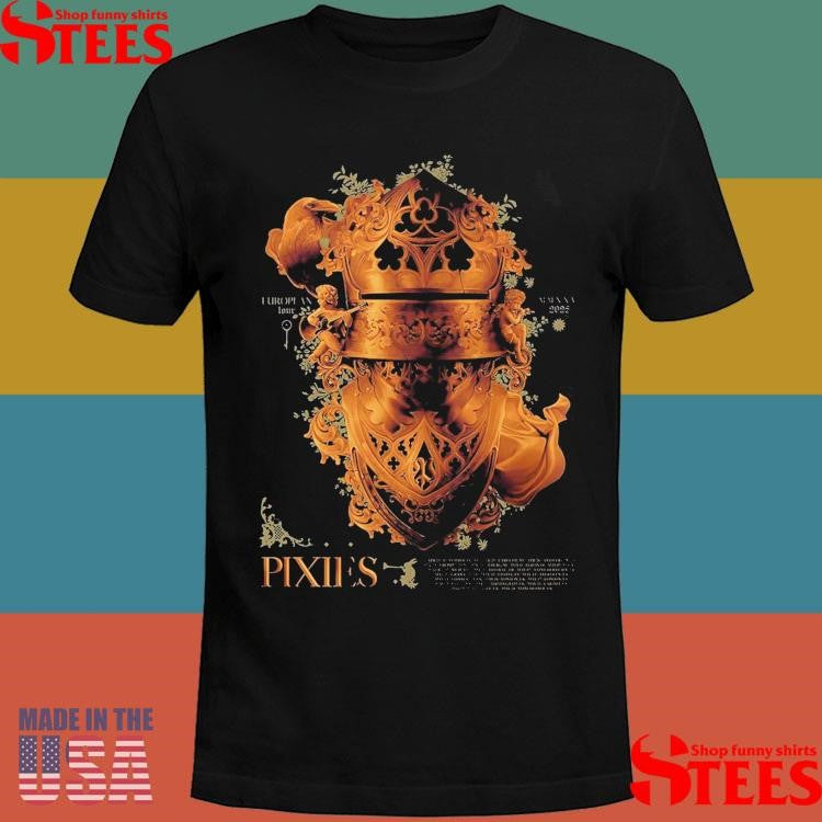 Pixies European Tour 2025 Limited Edition Poster Shirts