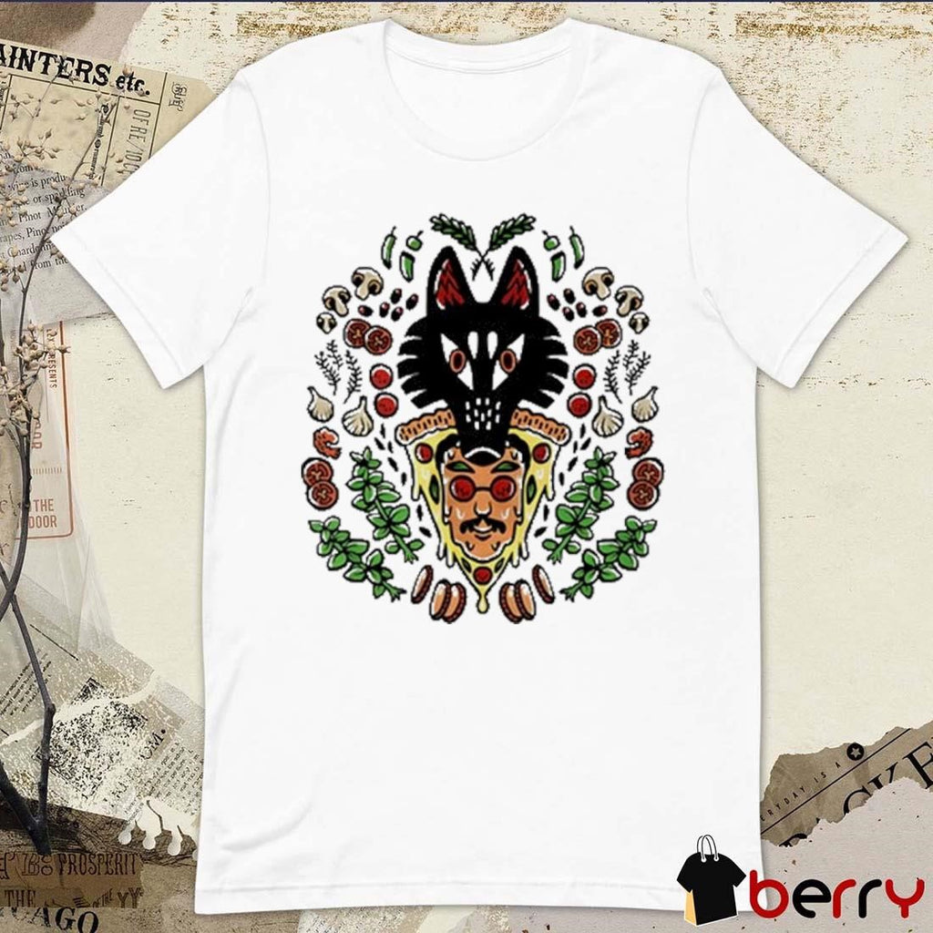 Pizzamas Wolf Pizza John Painting t-shirt