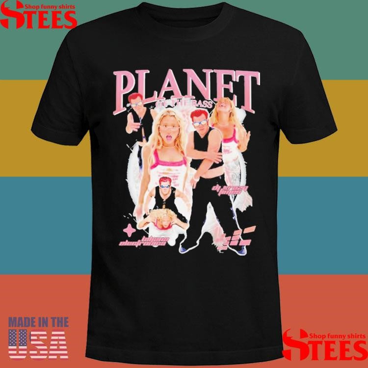 Planet Of The Bass Dj Crazy Times And Ms Biljana Electronica T-shirt