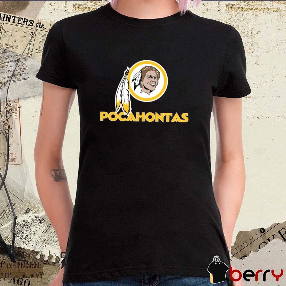 Pocahontas NFL Washington Redskins Parody Old Logo t-shirt