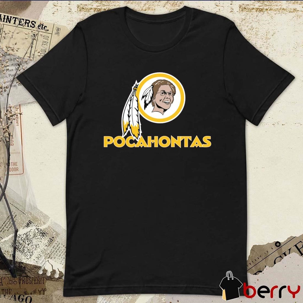 Pocahontas NFL Washington Redskins Parody Old Logo t-shirt