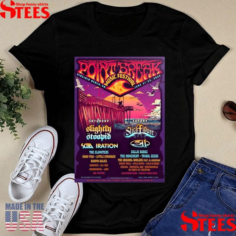 Point Break Festival June 21-22 2025 Virginia Beach Va Shirts