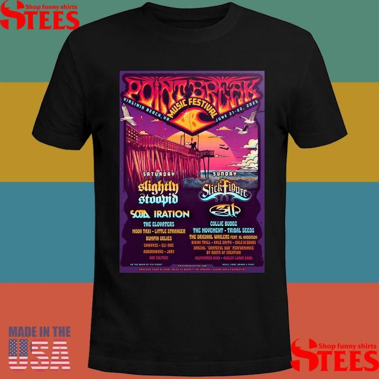 Point Break Festival June 21-22 2025 Virginia Beach Va Shirts