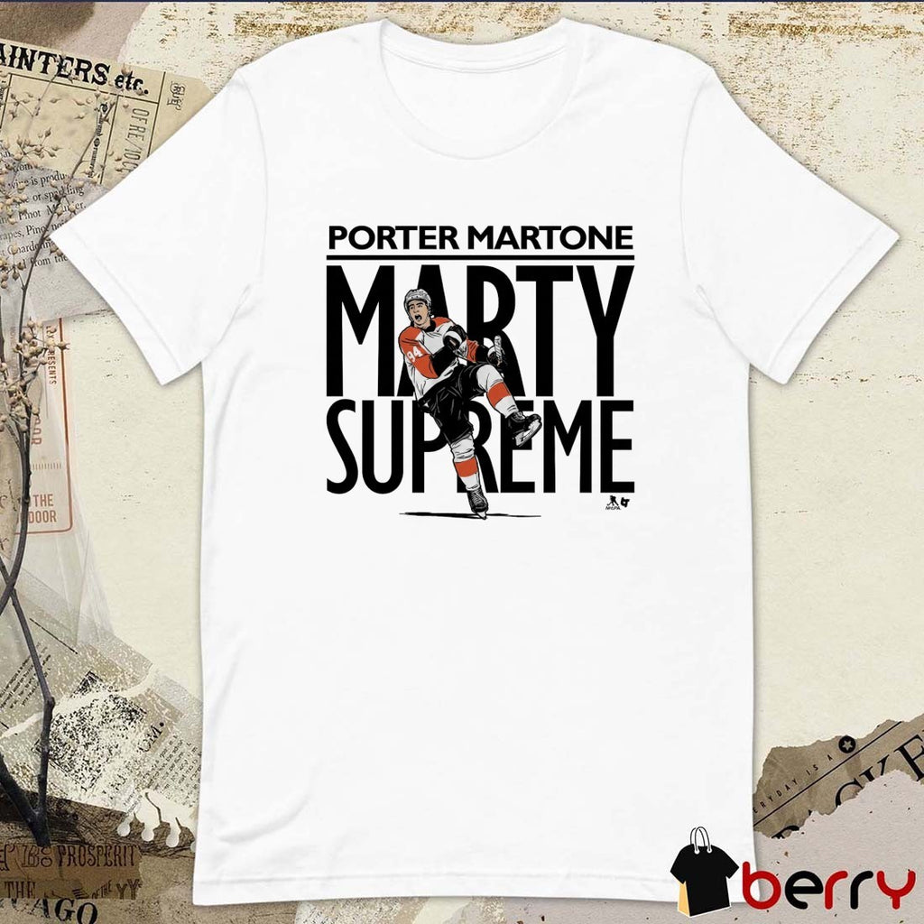 Porter Martone Marty Supreme Philadelphia Flyers NHL t-shirt