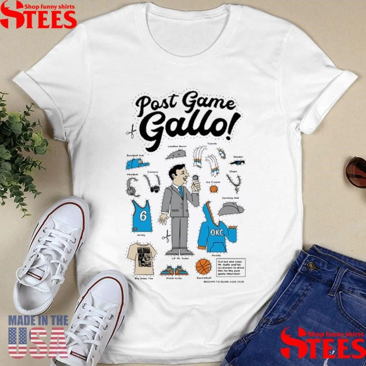 Post Game Gallo Shirts