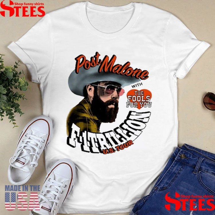 Post Malone F-1 Trillion With The Fools For You Us Tour 2025 Shirts
