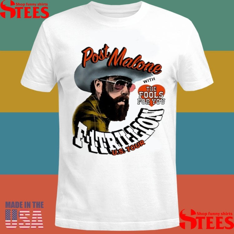 Post Malone F-1 Trillion With The Fools For You Us Tour 2025 Shirts