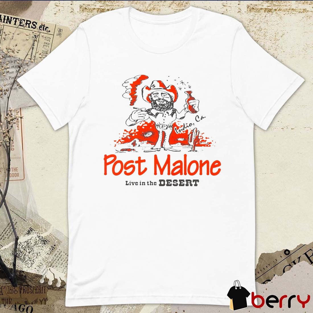Post Malone Indio, California Live In The Desert t-shirt