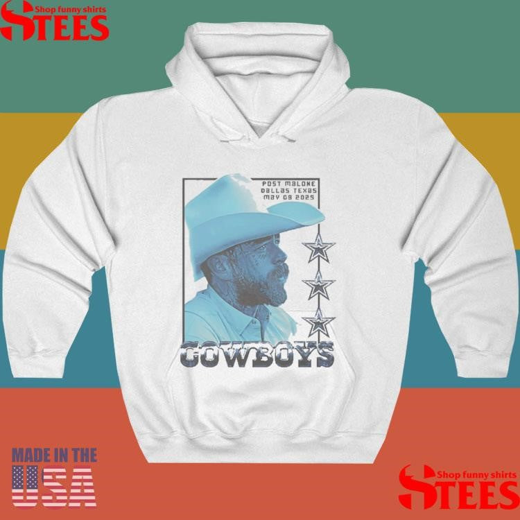 Post Malone X Dallas Cowboys Stadium Photo Shirts