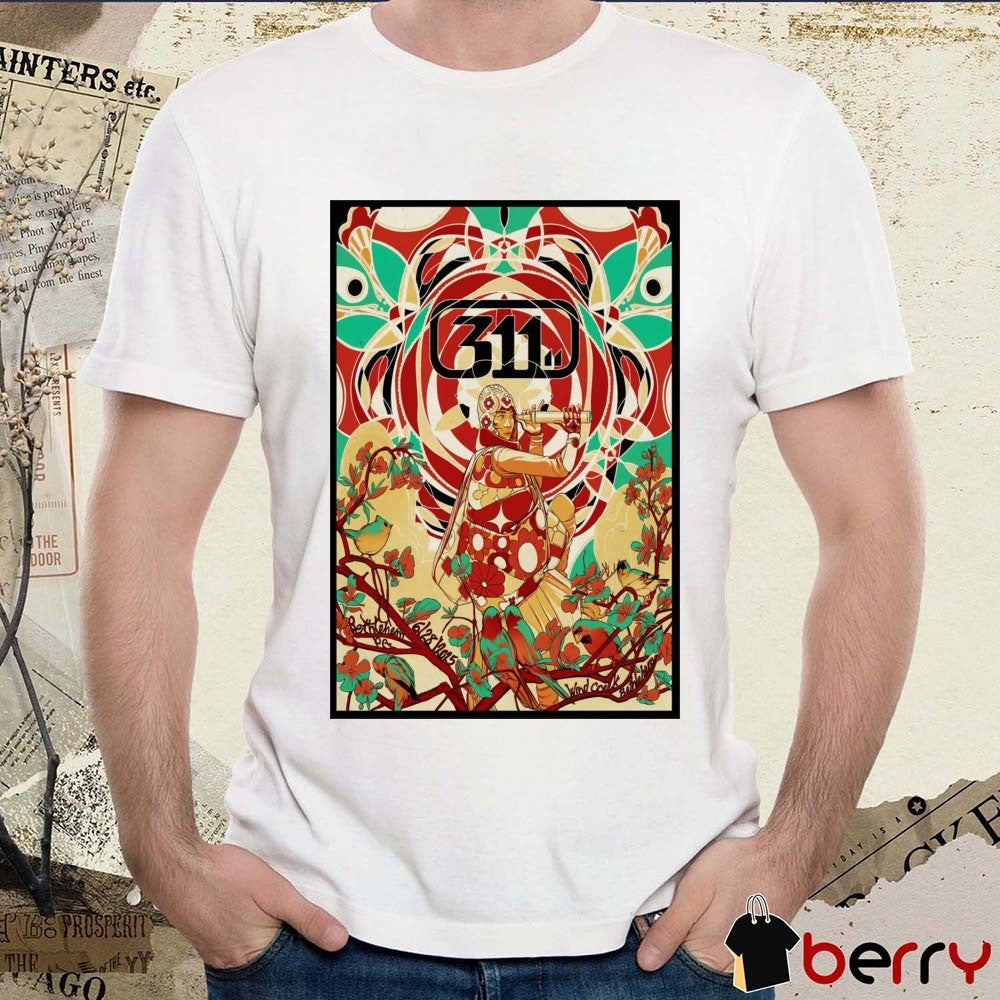 Poster 311 Band June 28 2025 The Wind Creek Event Center In Bethlehem PA t-shirt