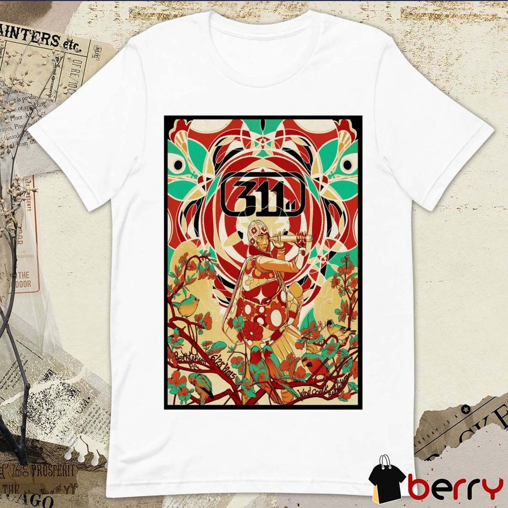 Poster 311 Band June 28 2025 The Wind Creek Event Center In Bethlehem PA t-shirt