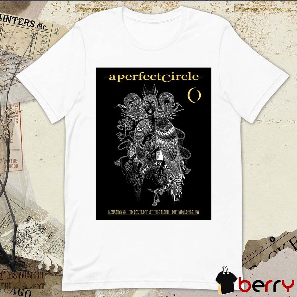 Poster A Perfect Circle May 15 2025 TD Pavilion at the Mann Philadelphia Pennsylvania t-shirt