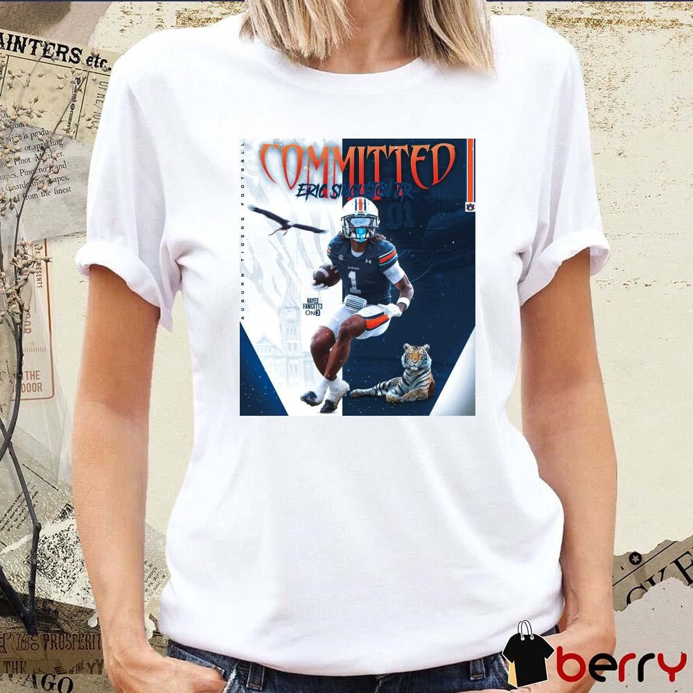 Poster Auburn Tigers Committed Eric Singleton Jr Hayesfawcett3 Merry Early Christmas t-shirt