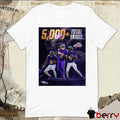 Poster Baltimore Ravens NFL Lamar Jackson 5000 Total Yards First Player Franchise History Signature t-shirt