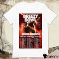Poster Chris Brown 20 Year Stadium World Tour 2025 With Jhené Aiko Summer Walker Bryson Tiller t-shirt