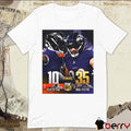 Poster Final Week Cleveland Browns Vs Baltimore Ravens 10 – 35 Score NFL On FOX t-shirt
