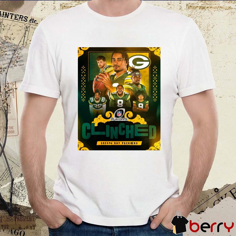 Poster Green Bay Packers Win New Orleans Saints Clinched NFL Playoffs 2024 t-shirt