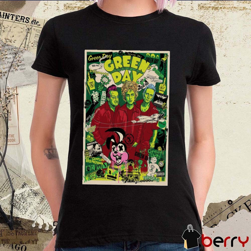 Poster Green Day American Idiot 21st Century Breakdown 2025 t-shirt