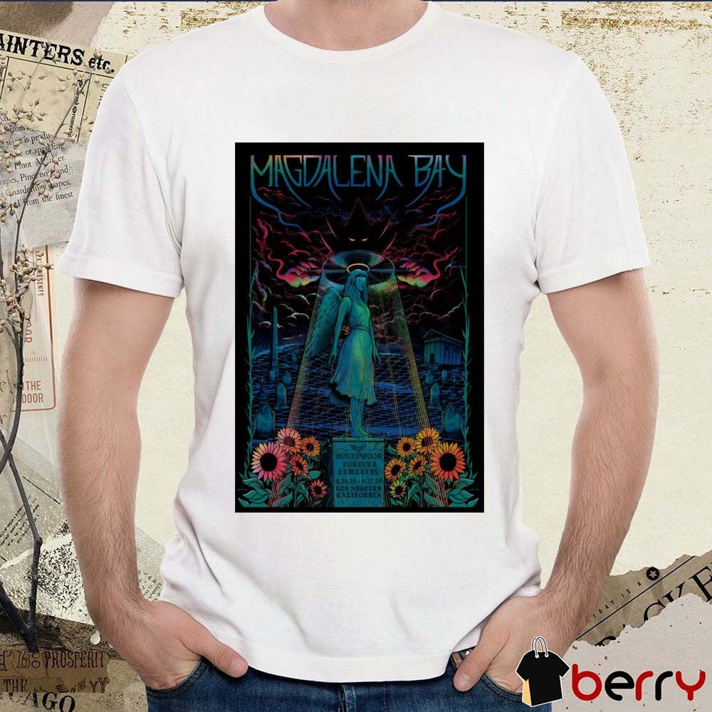 Poster Magdalena Bay Hollywood Forever Cemetery Los Angeles CA Shows On September 26-27 2025 t-shirt