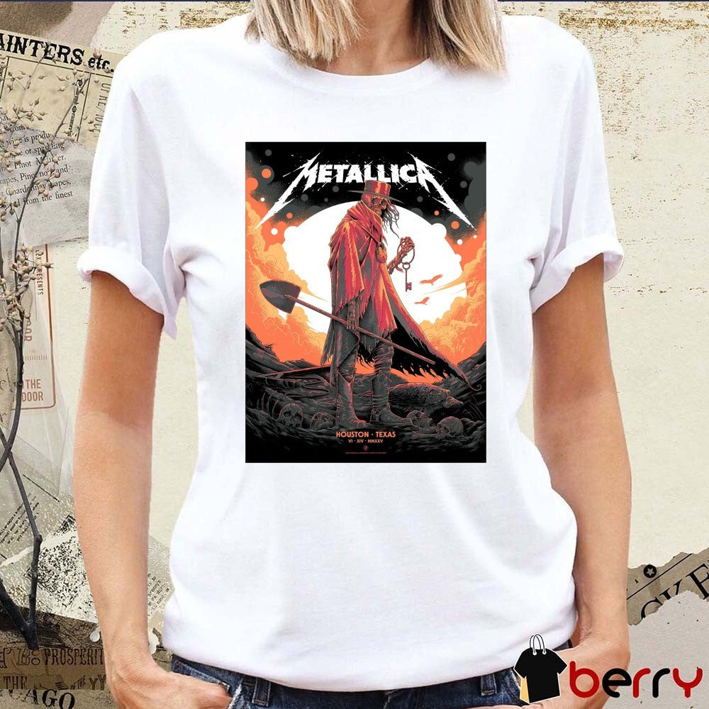 Poster Metallica M72 Houston Texas June 14 2025 At NRG Stadium North American Tour t-shirt