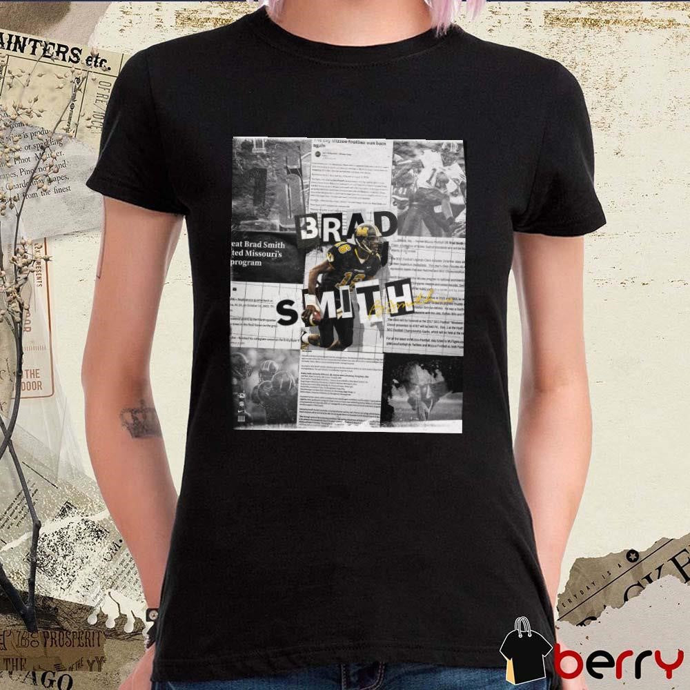 Poster Missouri Tigers football Brad Smith TBT To A True Dual-Threat Signature t-shirt