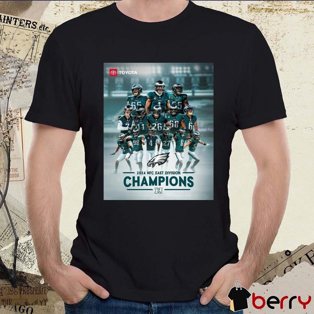 Poster NFL Philadelphia Eagles win Dallas Cowboys 2024 NFC East Division Champions t-shirt