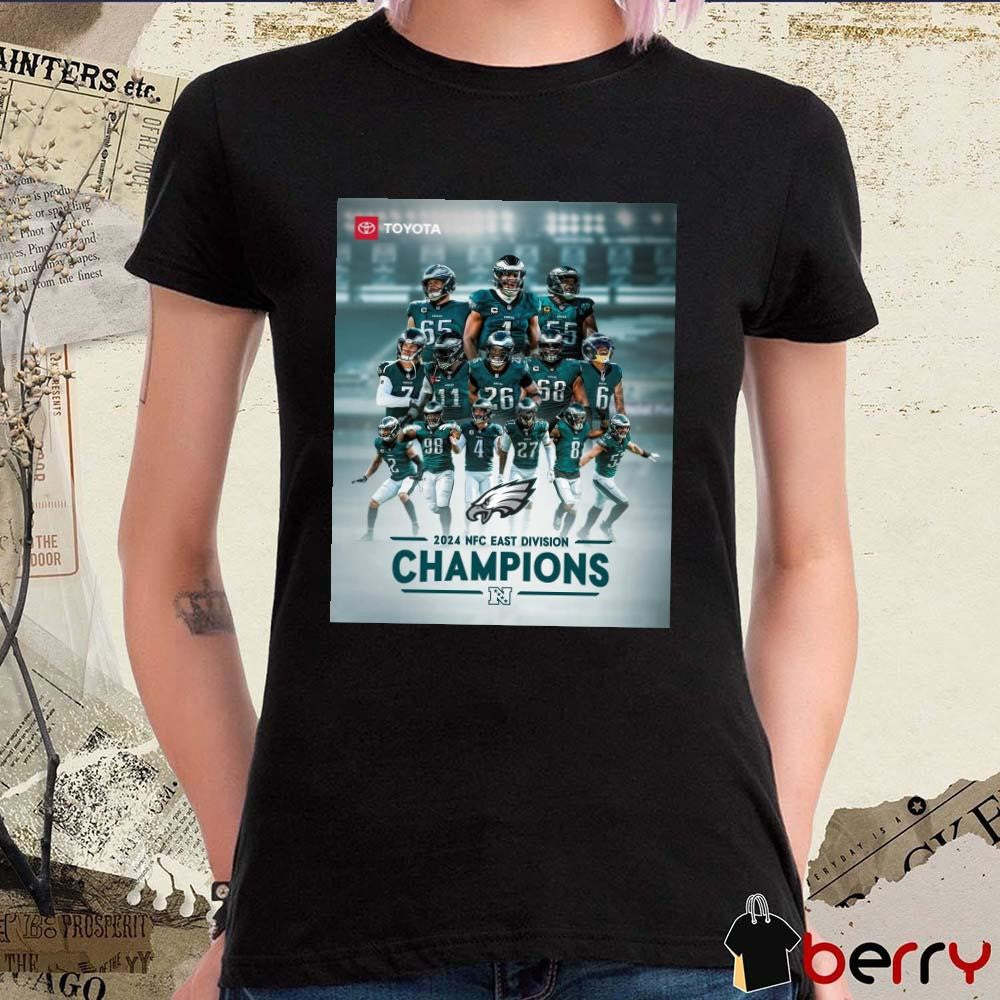 Poster NFL Philadelphia Eagles win Dallas Cowboys 2024 NFC East Division Champions t-shirt