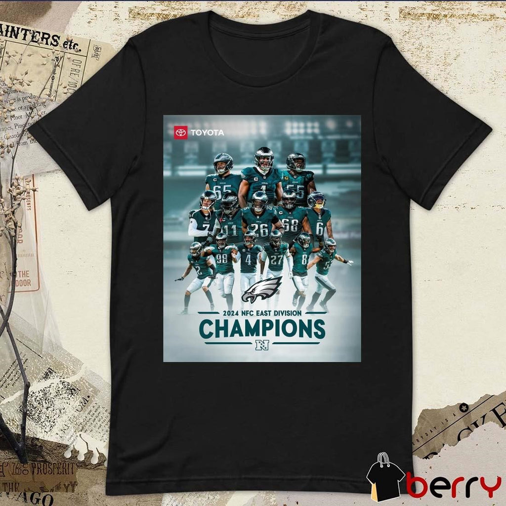 Poster NFL Philadelphia Eagles win Dallas Cowboys 2024 NFC East Division Champions t-shirt