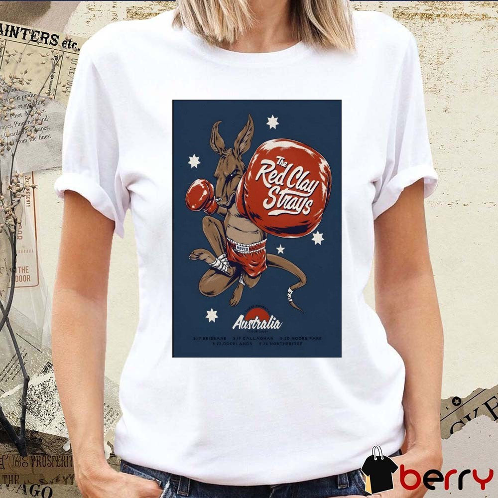 Poster Red Clay Strays These Moments Australia Tour May 17 – 24 2025 t-shirt