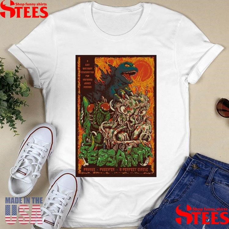 Poster Sessanta Primus, Puscifer, And A Perfect Circle The Orion Amphitheater Huntsville Al May 4th 2025 Show Shirts