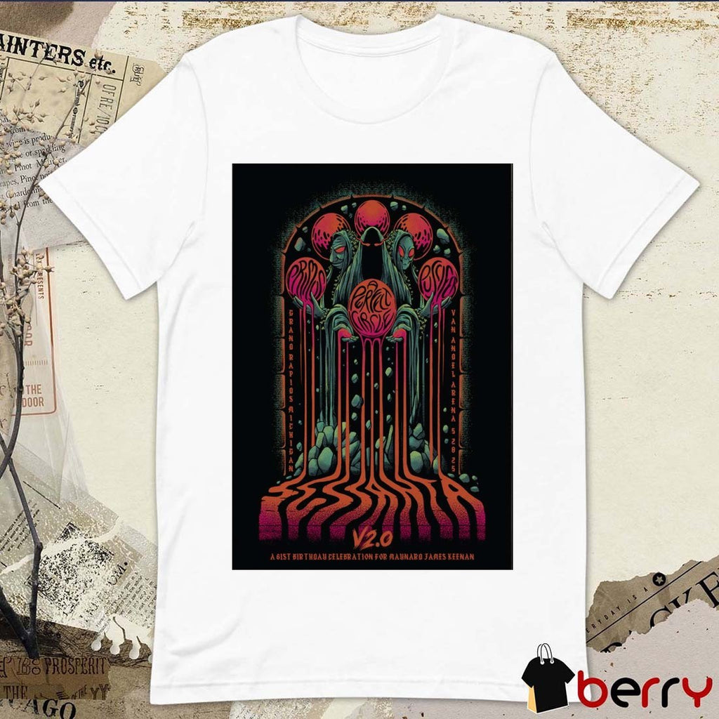 Poster Sessanta V 2.0 Primus, Puscifer and A Perfect Circle Van Andel Arena in Grand Rapids MI May 28 2025 t-shirt