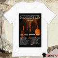 Poster Silverstein 25 Years Of Noise Tour With Supports Real Friends Broadside Greyhaven April 18 Albany Ny Empire Live t-shirt