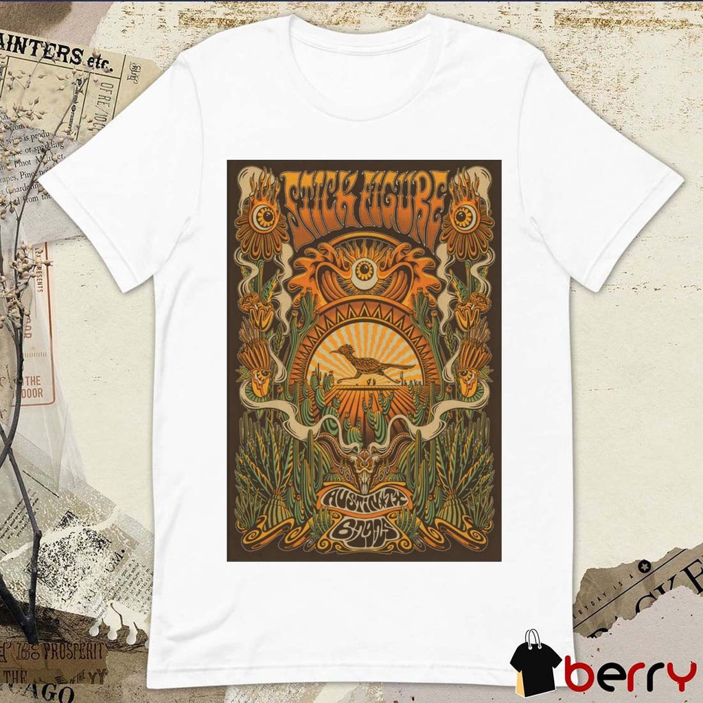 Poster Stick Figure June 29 2025 Germania Insurance Amphitheater in Austin TX t-shirt