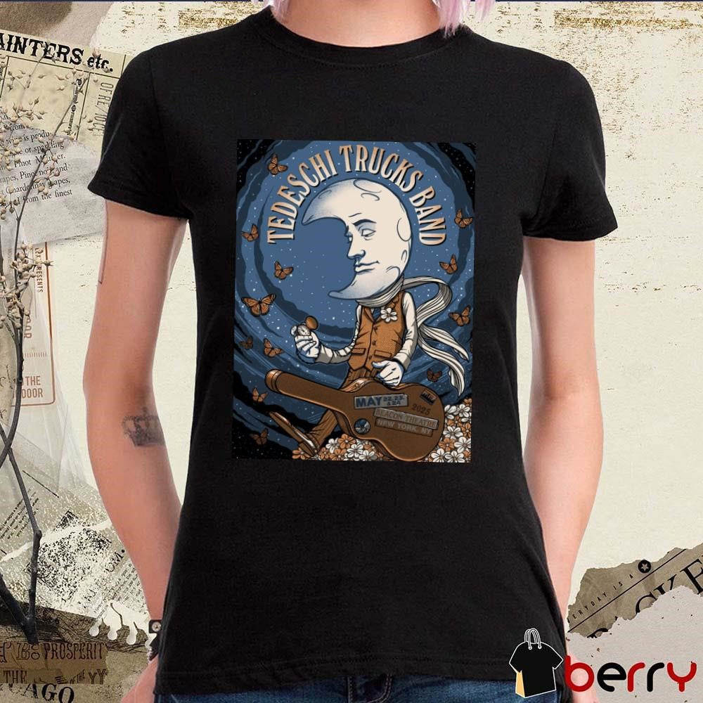 Poster Tedeschi Trucks Band Beacon Theatre May 22-23-24 2025 New York, NY Concert t-shirt