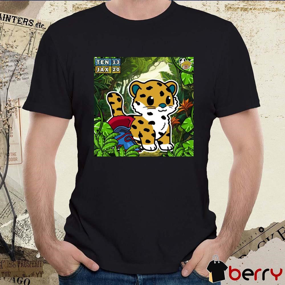 Poster Tennessee Titans Vs Jacksonville Jaguars 13 – 20 Score Pounce On The Titans Painting t-shirt