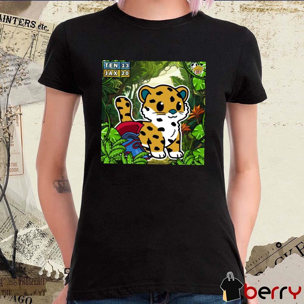 Poster Tennessee Titans Vs Jacksonville Jaguars 13 – 20 Score Pounce On The Titans Painting t-shirt
