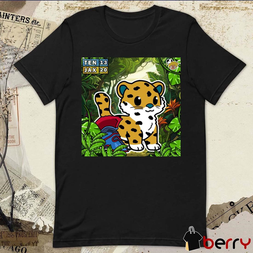 Poster Tennessee Titans Vs Jacksonville Jaguars 13 – 20 Score Pounce On The Titans Painting t-shirt