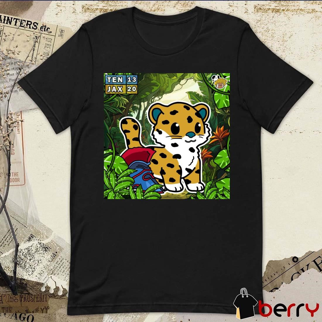 Poster Tennessee Titans Vs Jacksonville Jaguars 13 – 20 Score Pounce On The Titans Painting t-shirt