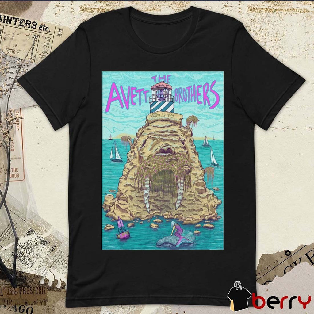 Poster The Avett Brothers August 3 2025 Tilles Center Concert Hall In Brookville NY t-shirt