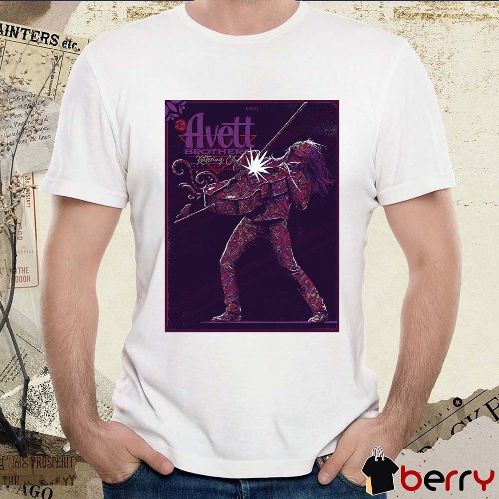 Poster The Avett Brothers June 28 2025 In Kettering OH At Fraze Pavilion t-shirt