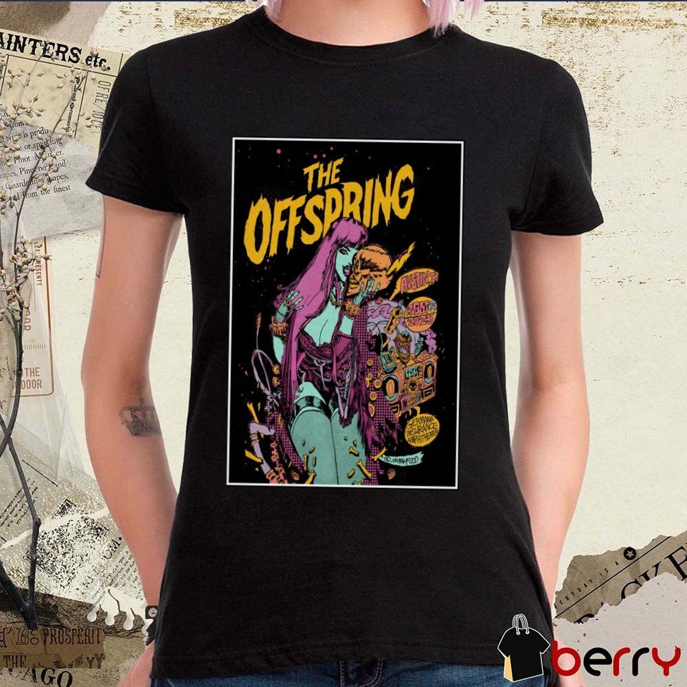 Poster The Offspring Germania Insurance Amphitheater In Austin TX August 24 2025 t-shirt