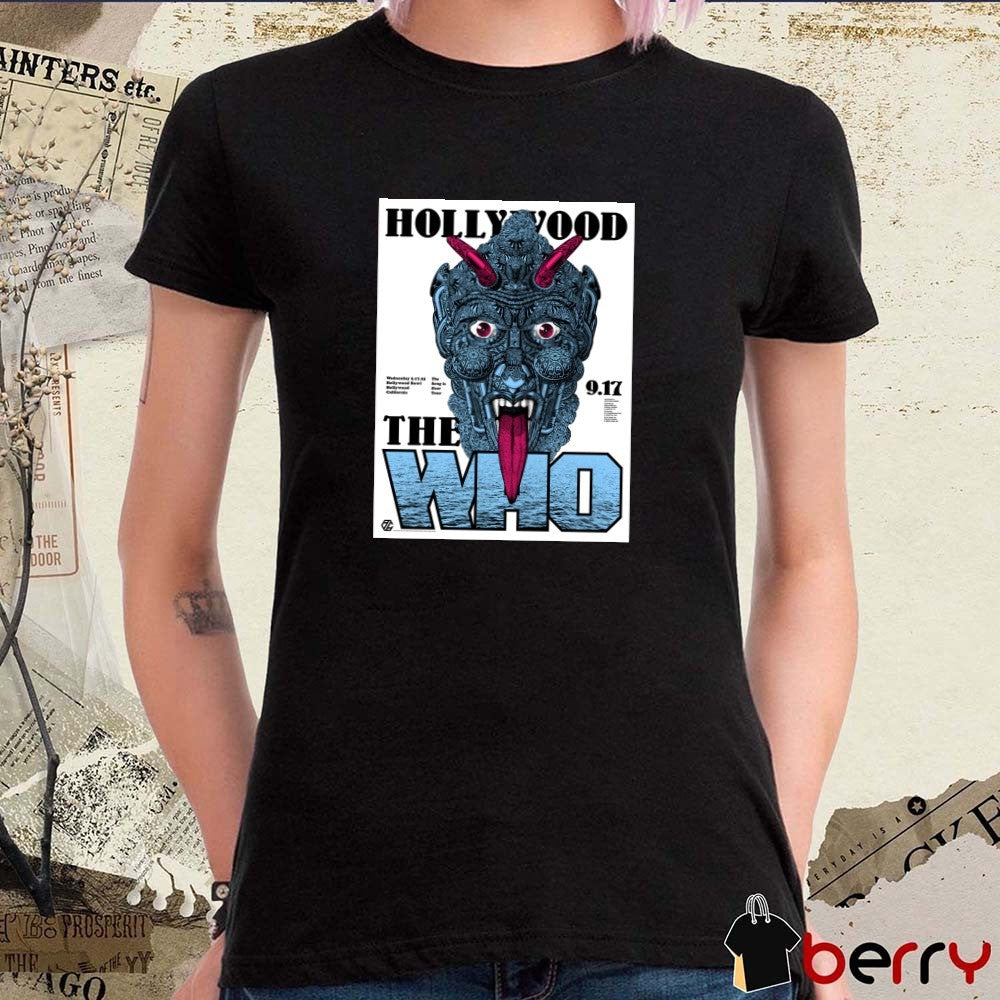 Poster The Who September 17 2025 Hollywood Bowl In Hollywood CA t-shirt