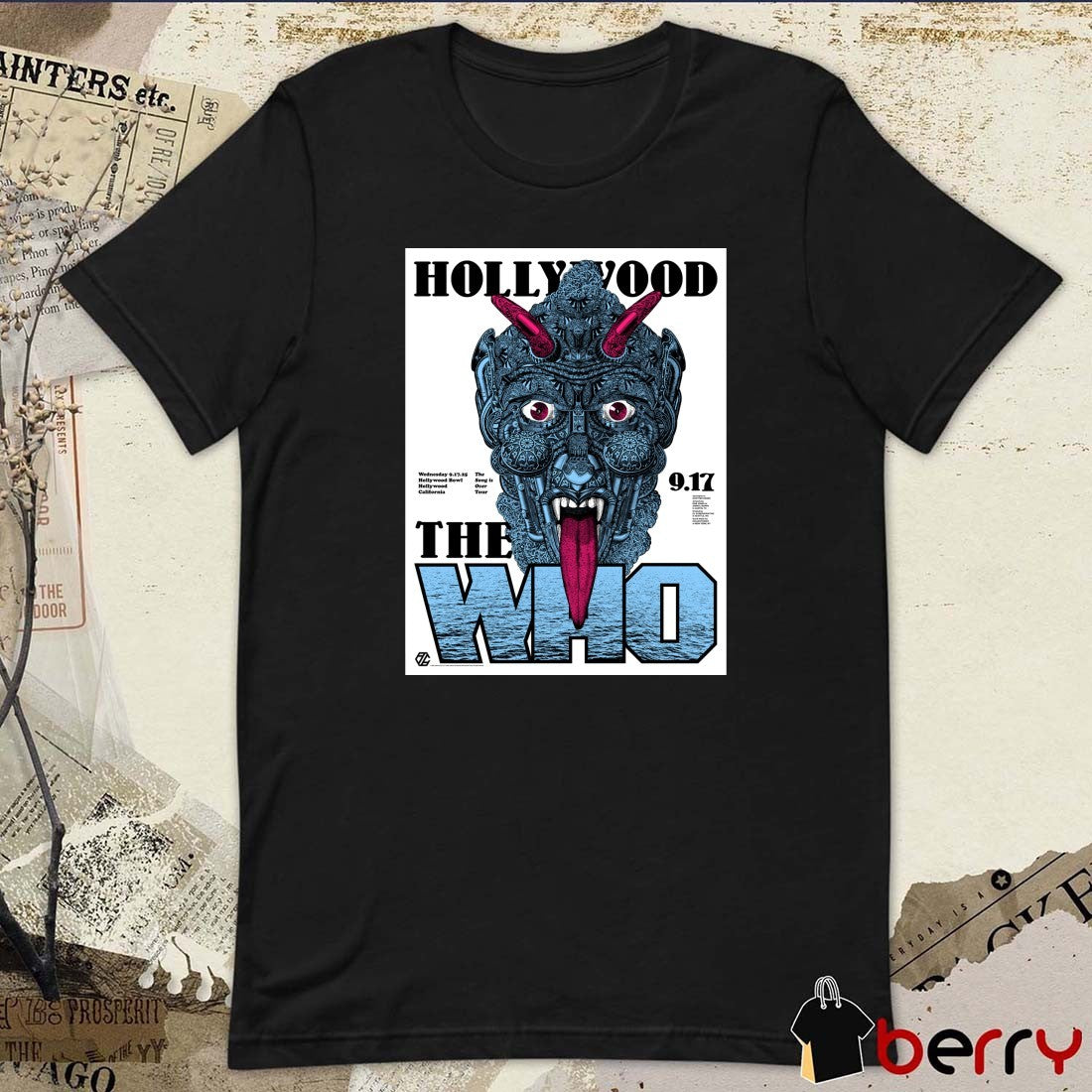 Poster The Who September 17 2025 Hollywood Bowl In Hollywood CA t-shirt