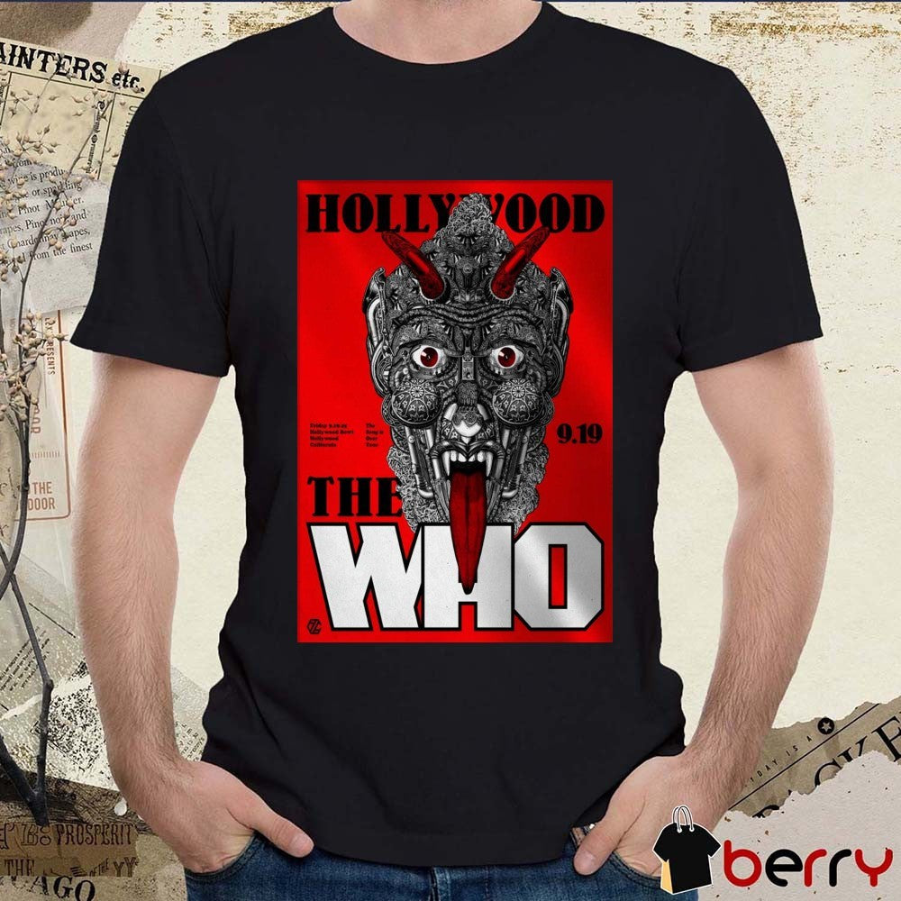 Poster The Who September 19 2025 Hollywood Bowl In Hollywood CA t-shirt